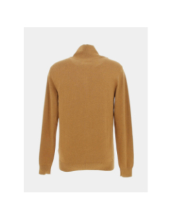 Pull col zippé knitwear marron homme - Petrol Industries
