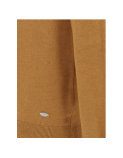 Pull col zippé knitwear marron homme - Petrol Industries