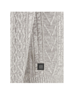 Pull col zippé gris chiné homme - Rms 26