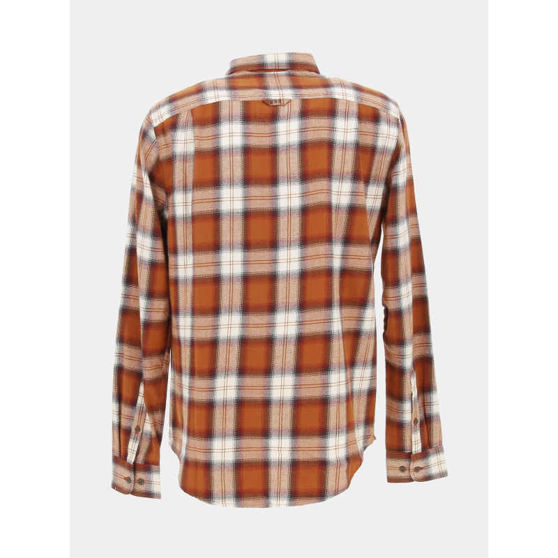 Chemise à carreaux vintage lumberjack orange homme Superdry