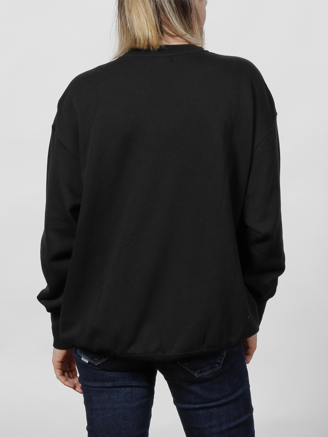 Sweat sportswear air crew fleece noir femme - Nike