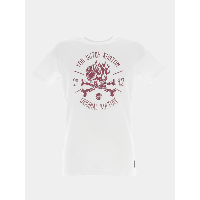 T-shirt tee load blanc homme - Von Dutch
