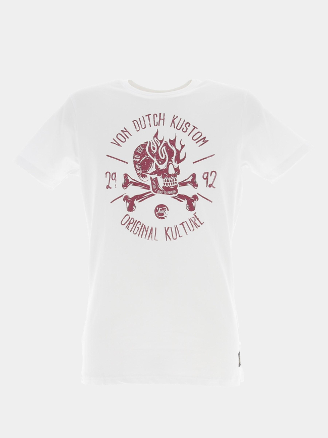 T-shirt tee load blanc homme - Von Dutch