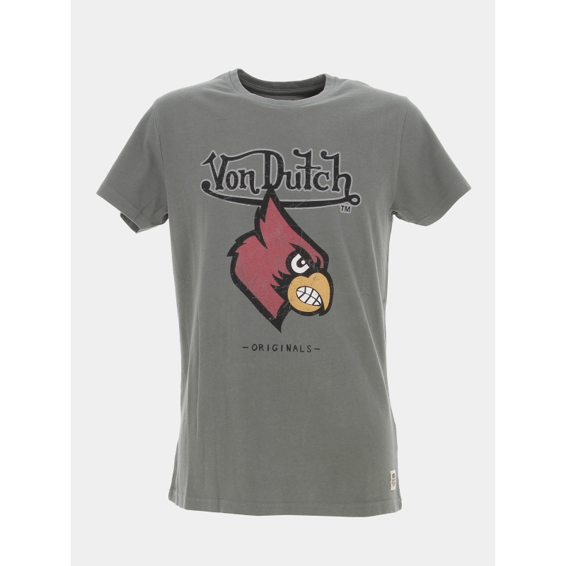 T-shirt tee vert kaki homme - Von Dutch