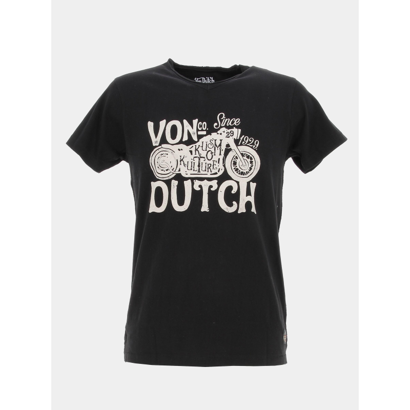 T-shirt tee motar noir homme - Von Dutch