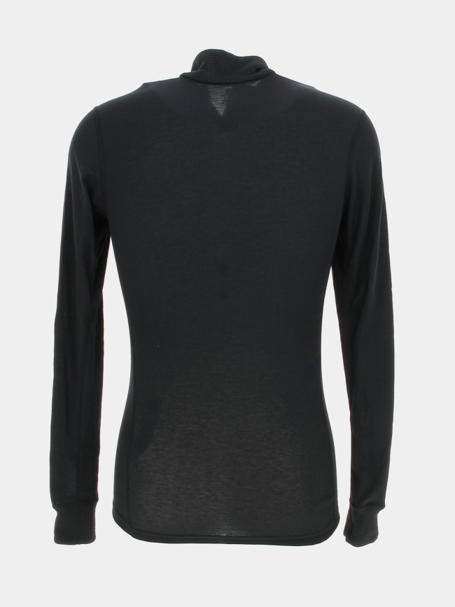 T-shirt manche longue col zippé warm noir homme - Odlo