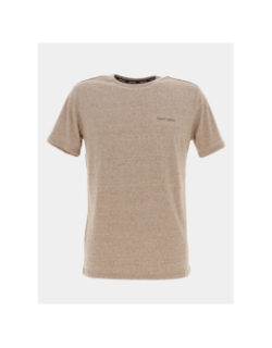 T-shirt nark marron chiné homme - Teddy Smith