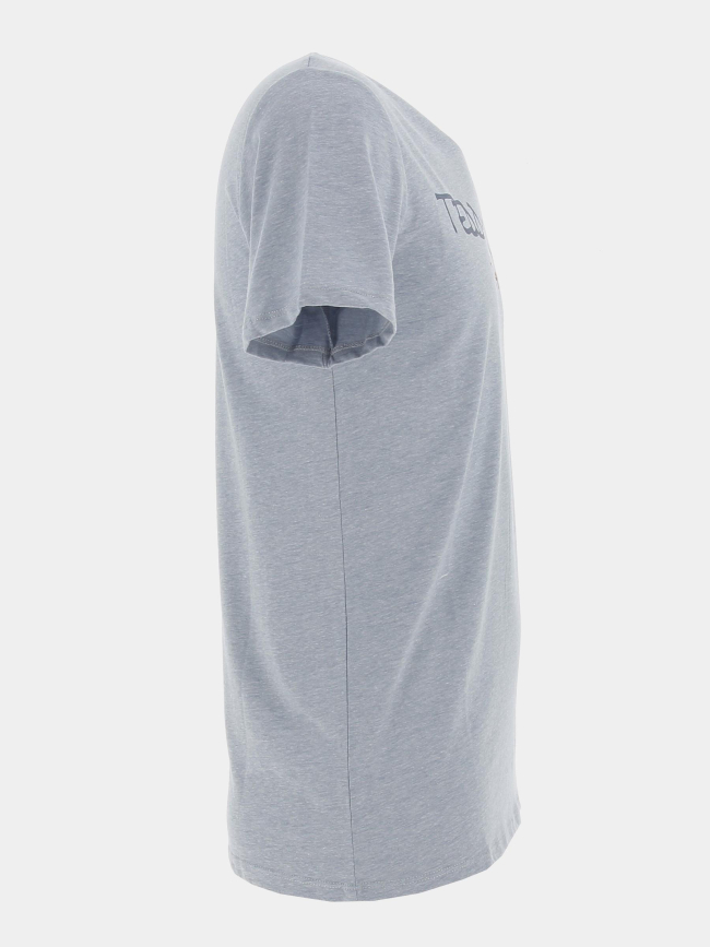 T-shirt ticlass basic bleu chiné homme - Teddy Smith