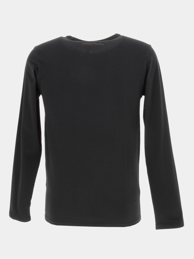 T-shirt manches longues tucker noir homme - Teddy Smith