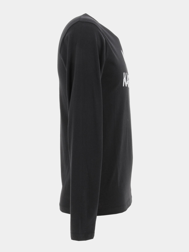 T-shirt manches longues matty noir garçon - Kaporal