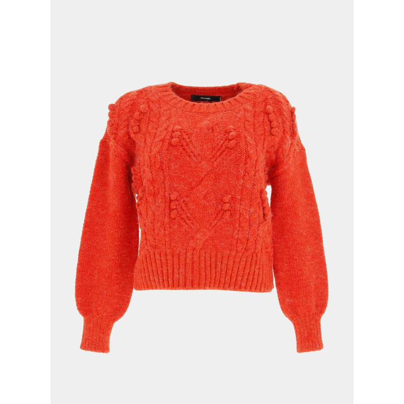Pull court martina rouge femme - Vero Moda