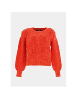 Pull court martina rouge femme - Vero Moda