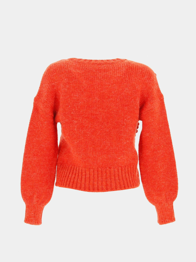 Pull court martina rouge femme - Vero Moda