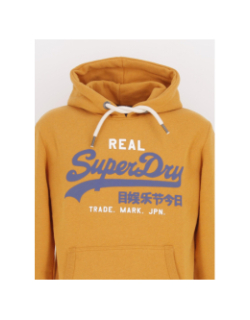 Sweat à capuche vintage camel homme - Superdry