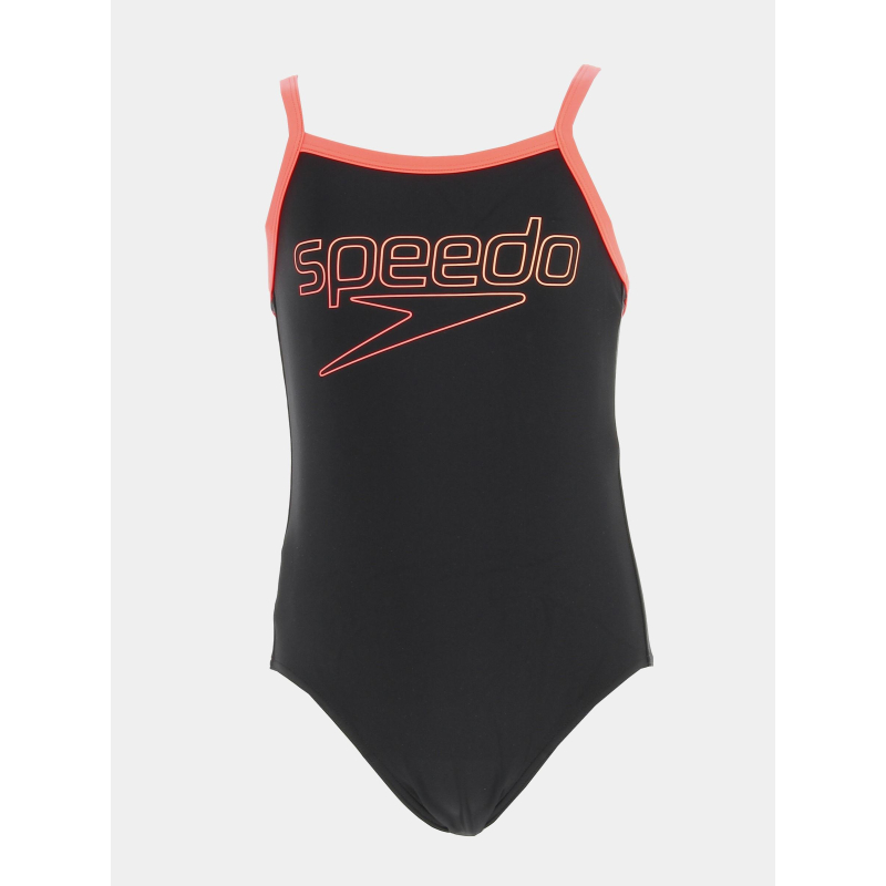 Maillot de bain natation boom noir fille - Speedo