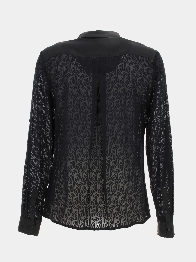 Chemisier coline noir femme - Guess