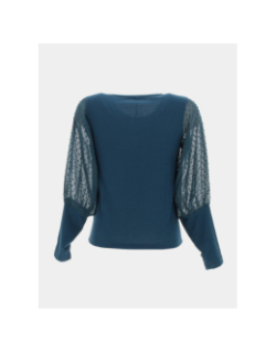 Top manche longue chicago bleu femme - Tiffosi