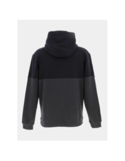 Sweat à capuche emboss noir garçon - Quiksilver