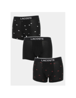 Pack 3 boxers motifs noir homme - Lacoste