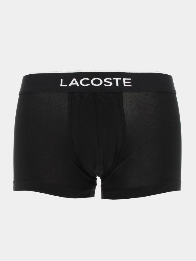 Pack 3 boxers motifs noir homme - Lacoste