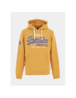 Sweat à capuche vintage camel homme - Superdry