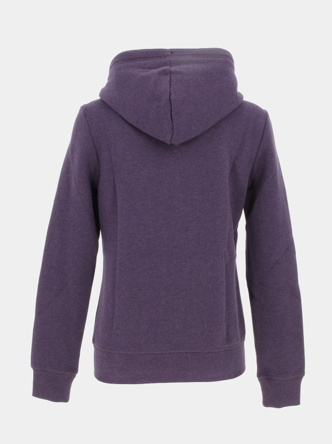 Sweat à capuche zippé vintage violet femme - Superdry