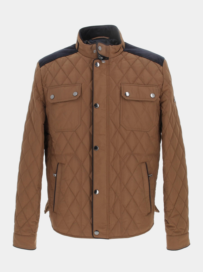Blouson matelassé maceo marron homme - Izac