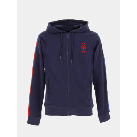 FFF - Sweat Zippé Capuche Enfant F22050 Bleu Marine FFF - Sweat Zippé Capuche Enfant F22050 Bleu Marine