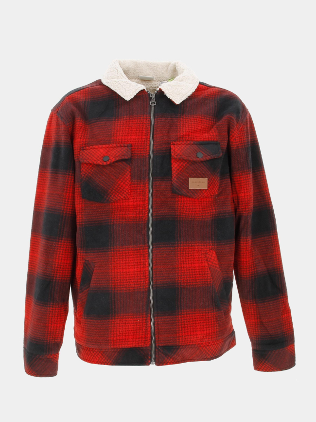 Veste sherpa deck rouge homme - Quiksilver