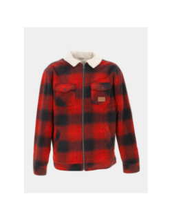 Veste sherpa deck rouge homme - Quiksilver