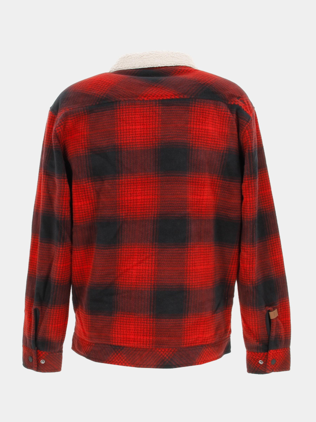 Veste sherpa deck rouge homme - Quiksilver