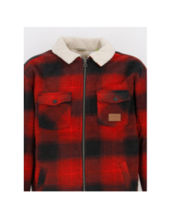 Veste sherpa deck rouge homme - Quiksilver