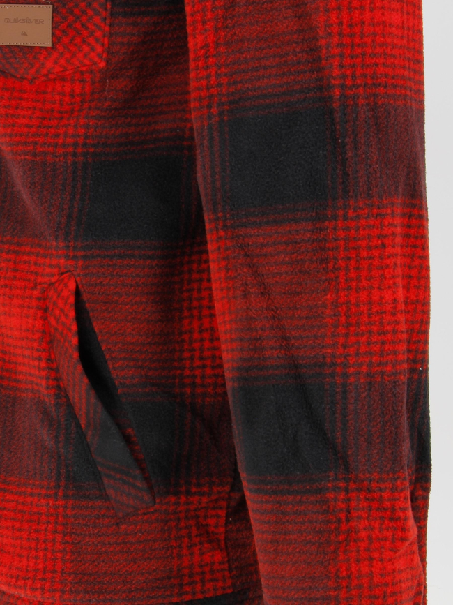 Veste sherpa deck rouge homme - Quiksilver