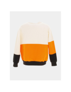 Sweat colorblock orange/blanc homme - Project X Paris