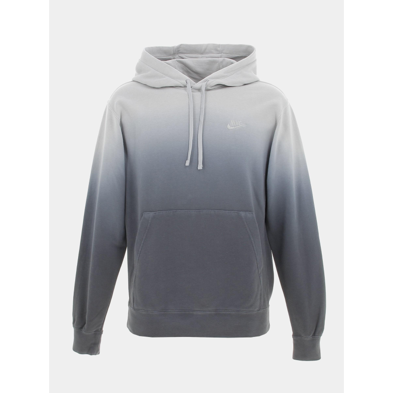 Sweat à capuche dip dye bleu homme - Nike