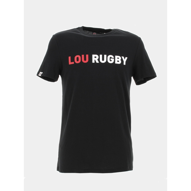 T-shirt lyon lou rugby vintage noir homme - M Com
