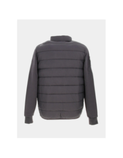 Veste hybride bi-matière gris anthracite homme - Oxbow