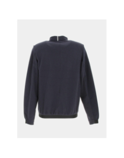 Veste bi-matière sunoco bleu marine homme - Deeluxe