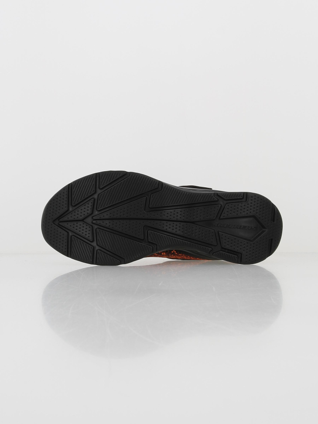 Baskets microspec 2.0 noir/orange enfant - Skechers