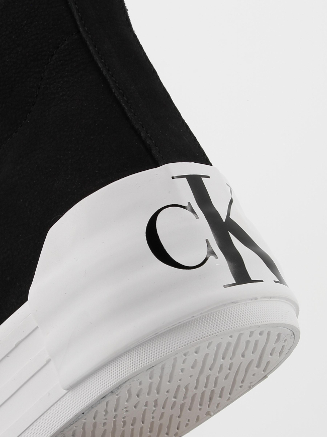 Baskets fourrées plateforme vulc noir femme - Calvin Klein