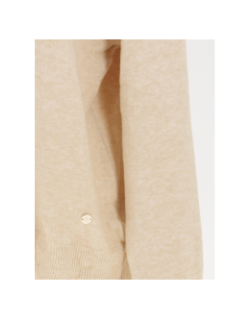 Pull ample col roulé leora beige femme - La Petite Etoile