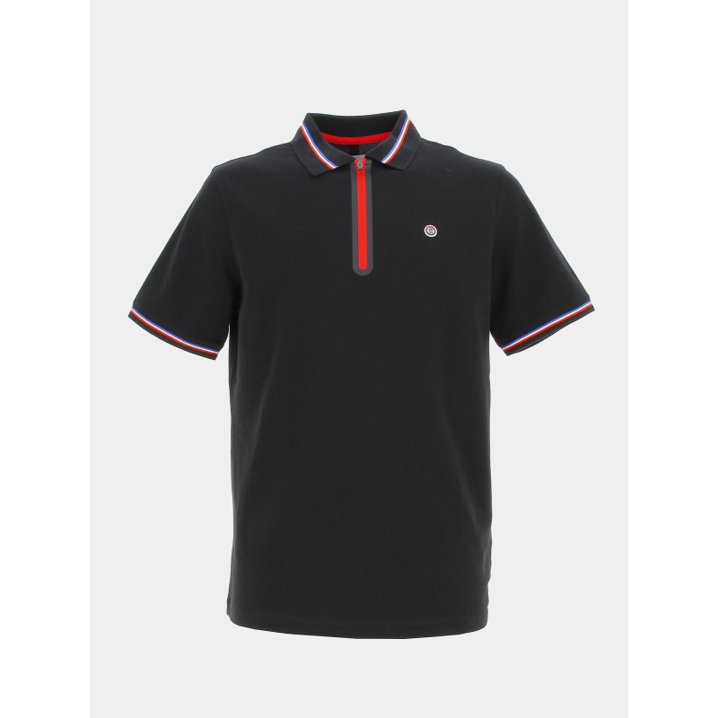 Polo sport noir homme - Serge Blanco