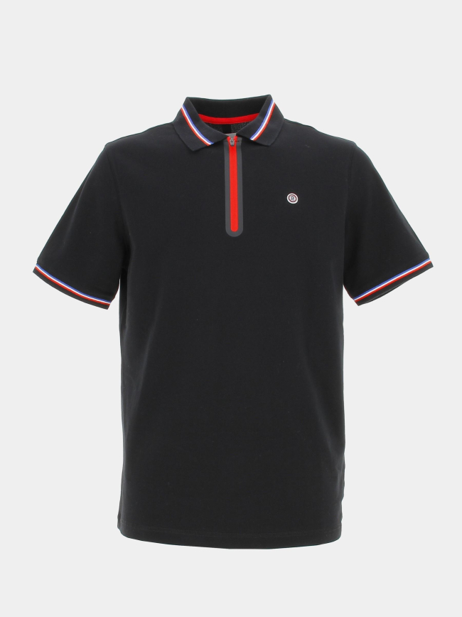 Polo sport noir homme - Serge Blanco