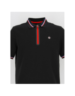 Polo sport noir homme - Serge Blanco