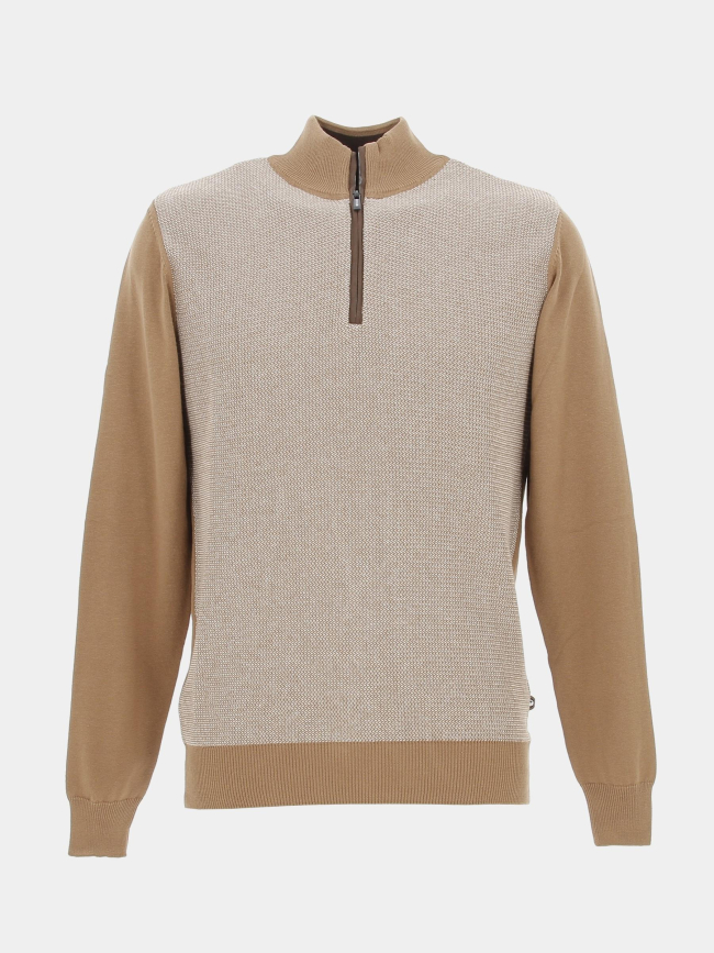 Pull fraction marron homme - Benson & Cherry