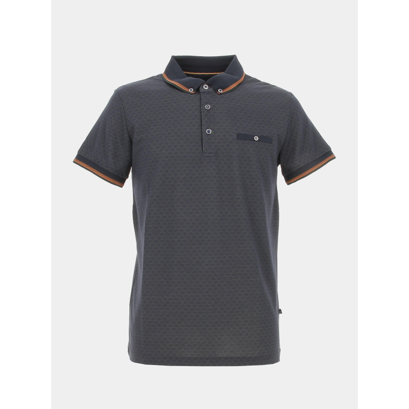 Polo garell bleu marine homme - Benson & Cherry