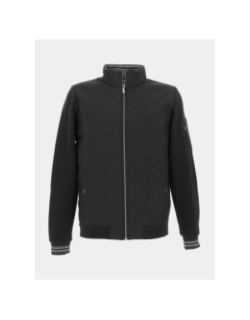 Veste bi-matière selwyn noir homme - Benson & Cherry