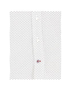 Chemise oxford mini print blanc homme - Tommy Hilfiger