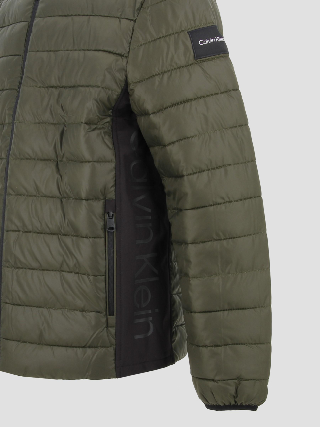 Doudoune recycled side kaki homme - Calvin Klein