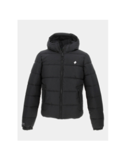 Doudoune hooded sports noir homme - Superdry